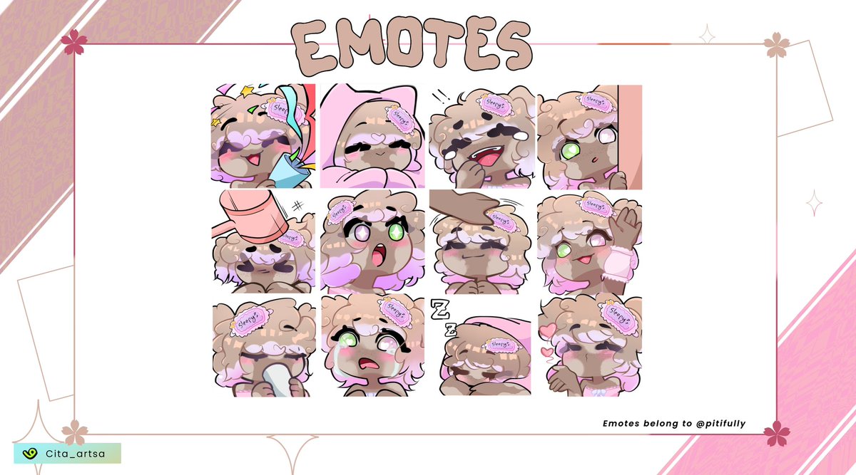 Emote Bundle Commission Open!! (can custom)
20%Off!!

price:
$5 each
6 for $24(Save $6)
12 for $48(Save $12)
20 for $80(Save $20)

Perfect for Twitch &amp; Discord
Order via Vgen Below:
Vgen.co/cita_artsa