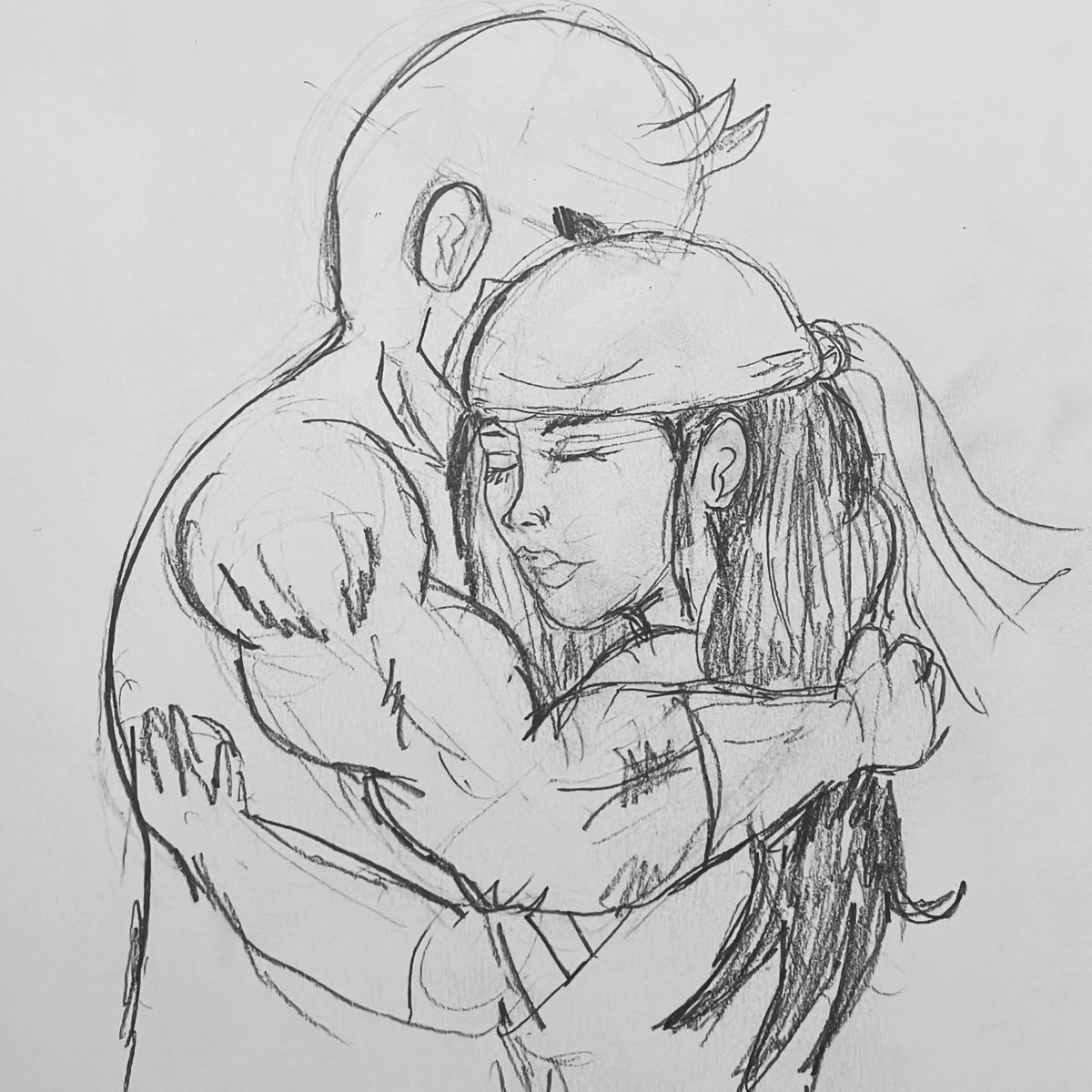 Daredevil and Elektra.

#drawingartwork #daredevilandelektra #comicbookart #makingarteveryday #sketchbookartwork