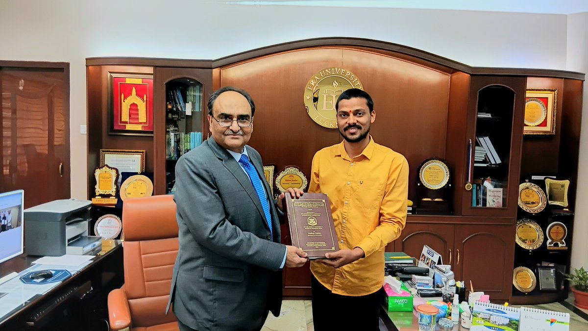 SANDEEPkgmu's tweet photo. 🎓✨ PhD Thesis Submitted! ✨🎓
By the grace of Lord Ram, I’ve successfully submitted my PhD thesis.

#PhDSubmitted 
#TALL  🧬
#CancerResearch #ProteinBiomarkers #NotchSignaling 
#🏛️ Conducted at KGMU, Lucknow. https://t.co/FSGFlrEi7U