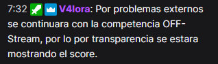 Vaya papelón en el stage 1 de la #VCLLatam Sur, el partido entre KRU Spark y Leviatán Academy se disputa OFF-STREAM debido a “problemas externos”, es lamentable ya que situaciones así afectan la visibilidad de la region y del tier2.