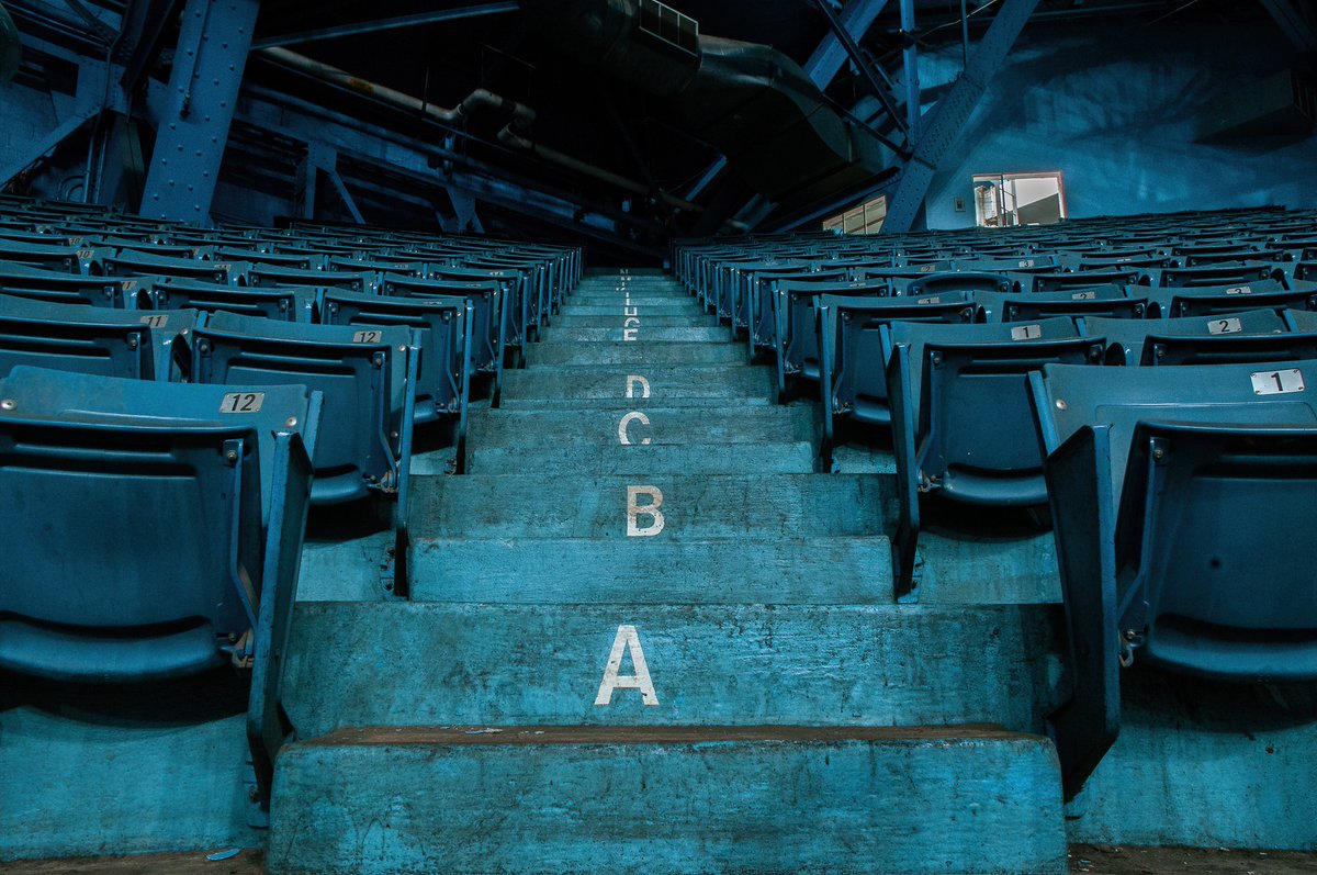 ExploresMr's tweet image. The former arena at the abandoned and since demolished Michigan State Fair site in Detroit, Michigan in 2020. It was demolished in 2022 to make way for an Amazon Fulfilment Center. The Fairgrounds are now in suburban Novi, Michigan.