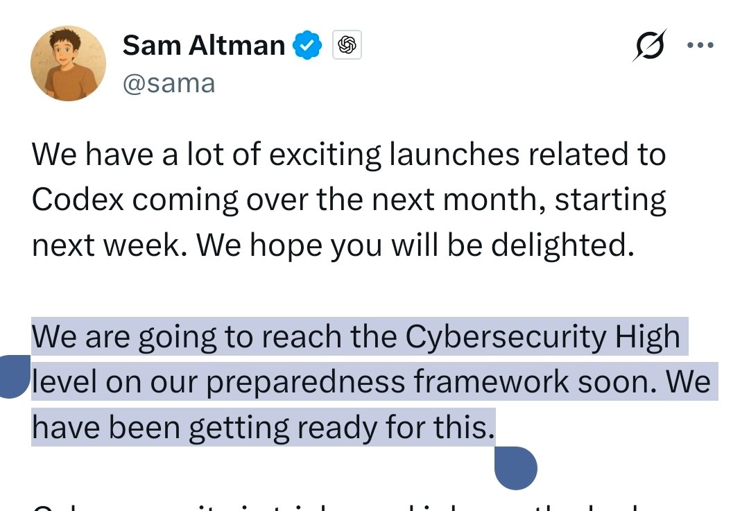 Preparedness framework note