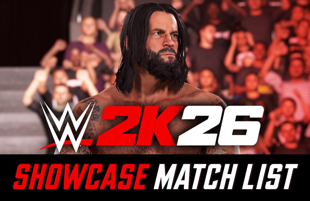 أفضل مباريات Lock In لـ Showcase 🔥لعبة #WWE2K26 .

CM Punk vs. Rey Mysterio — Armageddon 2008
CM Punk vs. The Undertaker — WrestleMania 29
CM Punk vs. John Cena — Money In The Bank 2011
CM Punk vs. The Rock — Royal Rumble 2013
CM Punk vs. Brock Lesnar — SummerSlam 2013