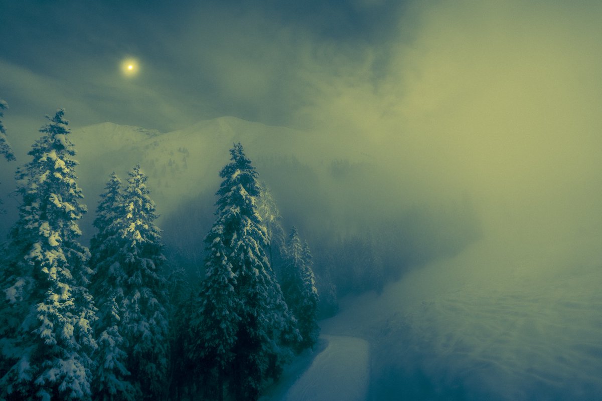 Photos from the cold mountains of northern Italy