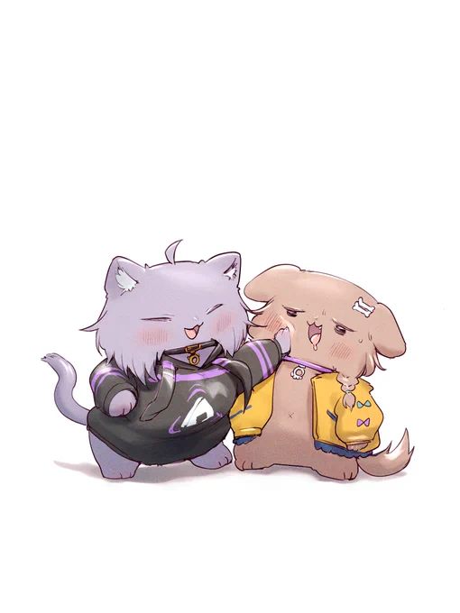 おかえりなさいの猫パンチ #できたてころね #絵かゆ