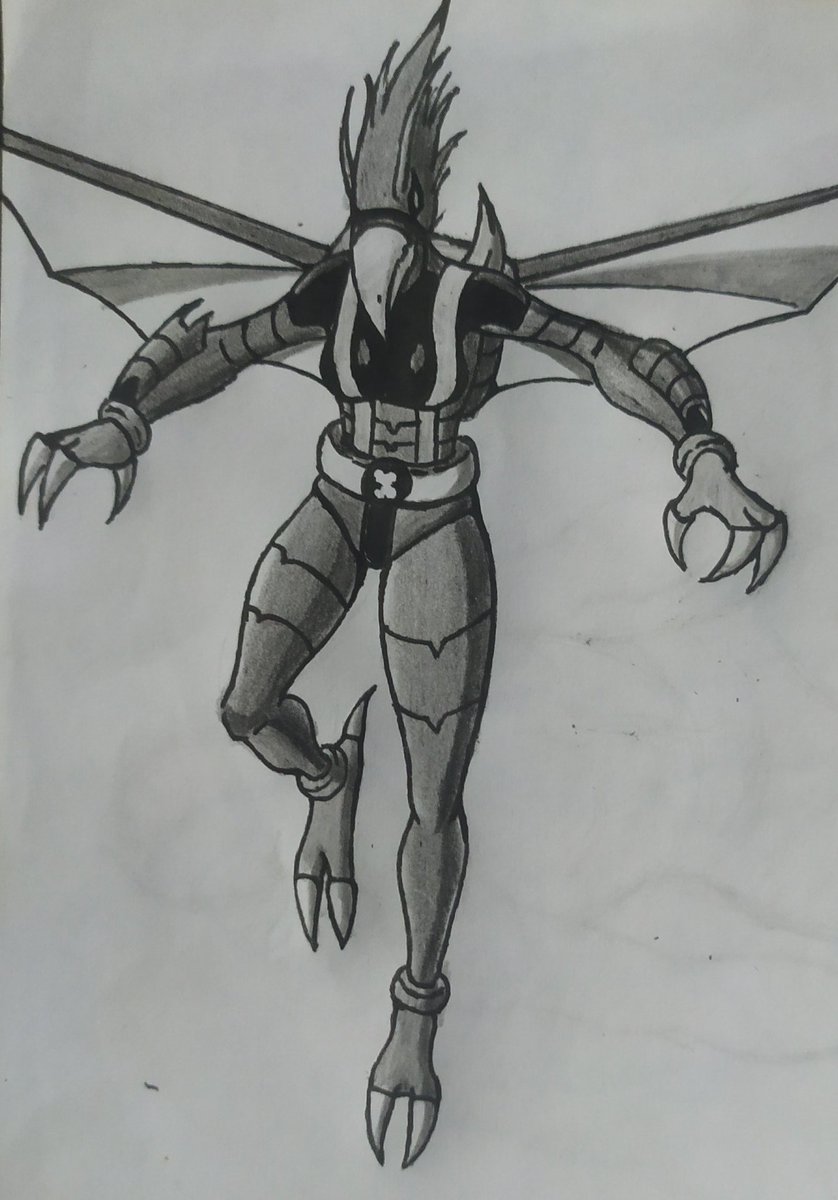 Astrodactyl #Chaquetrix 
El dibujo está pequeño por qué lo hice en una hoja para practicar, pero cómo me estaba quedando bien lo termine ahí 😅 #Ben10Omniverse #Ben10