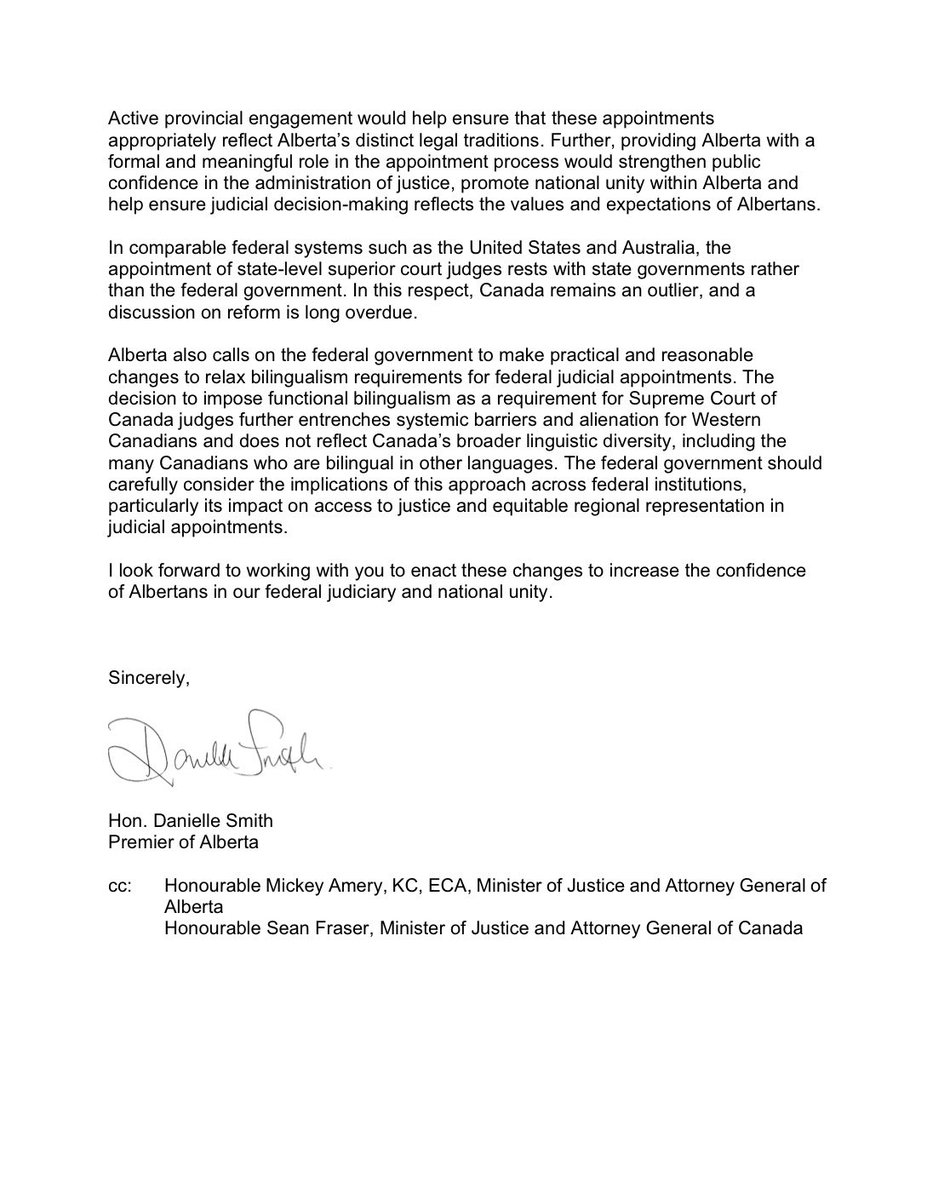 Danielle Smith tweet media