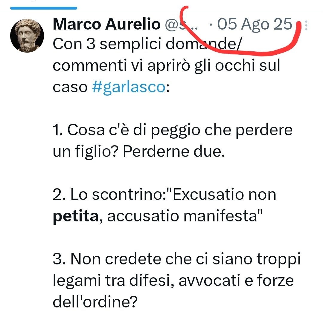 Il 5 agosto 2025 vi lanciavo queste tre SASSATE...
#Garlasco
#Sempio