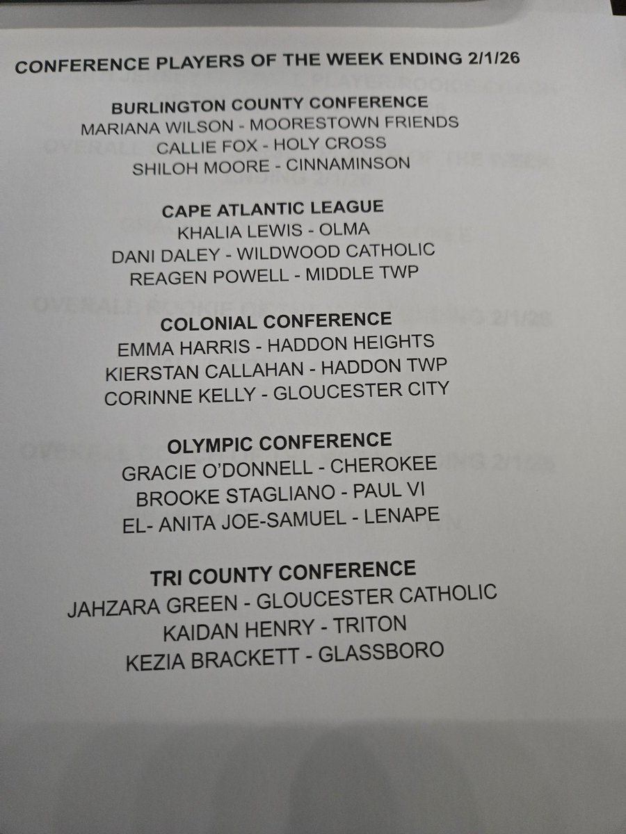 Thesjibt's tweet photo. CONFERENCE PLAYERS OF THE WEEK ENDING 2/1/26 https://t.co/1I2f14V4J1