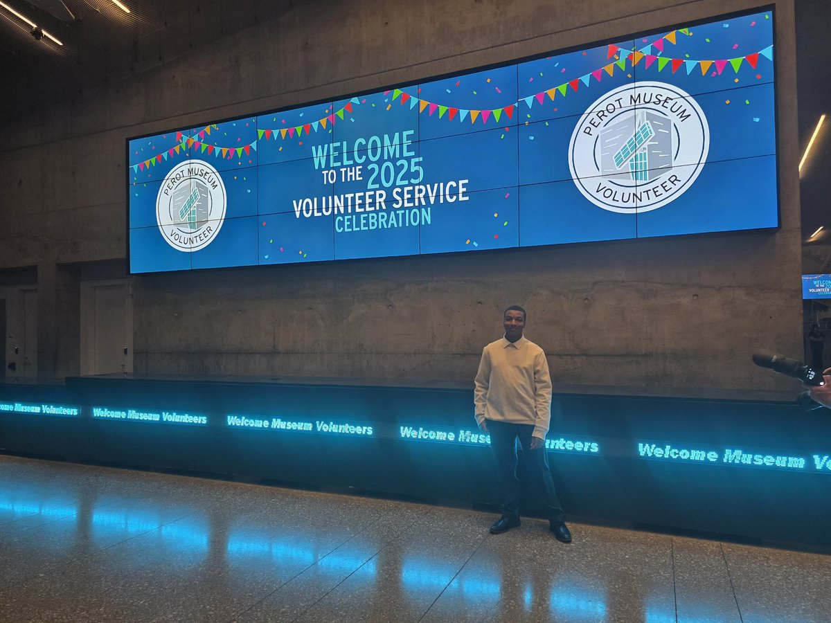 FutureDrColin's tweet photo. What a privilege to be honored as an outstanding volunteer at the @PerotMuseum. Fellow volunteers received special honors and I couldn't be happier for them! Congrats to all the volunteers honored! https://t.co/8OnbUluWx2