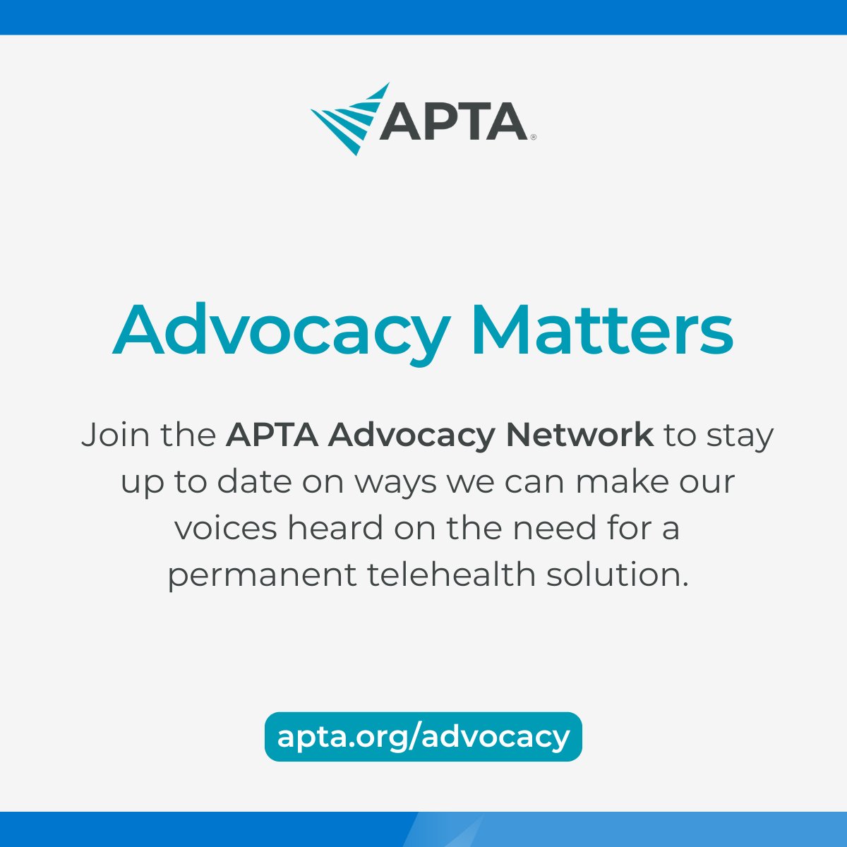 American Physical Therapy Association (APTA) tweet media
