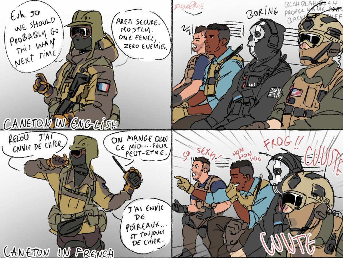 Speaking french is aura farming apparently #cod #callofduty #tf141