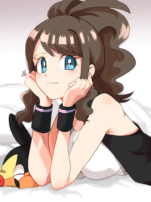 【再掲】トウコ/ポケモン #ポケモンイラスト