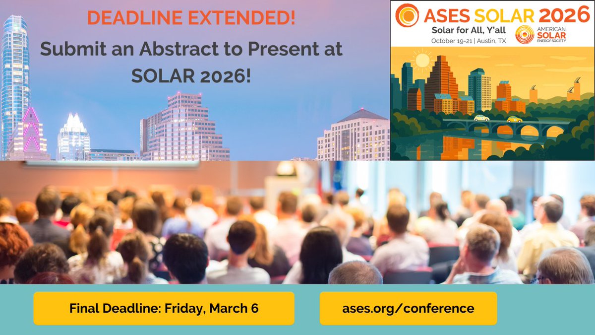 Texas Solar Energy Society tweet media