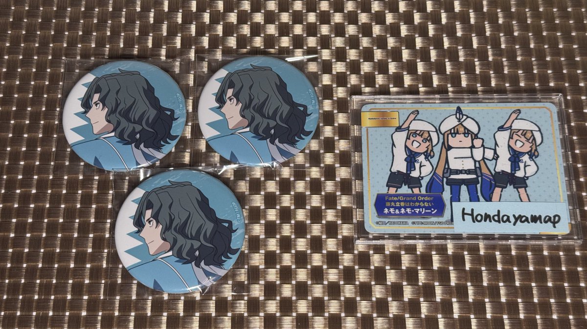 交換】FGO カルデアサテライトステーション 誠の旗 ランダム 缶バッジ