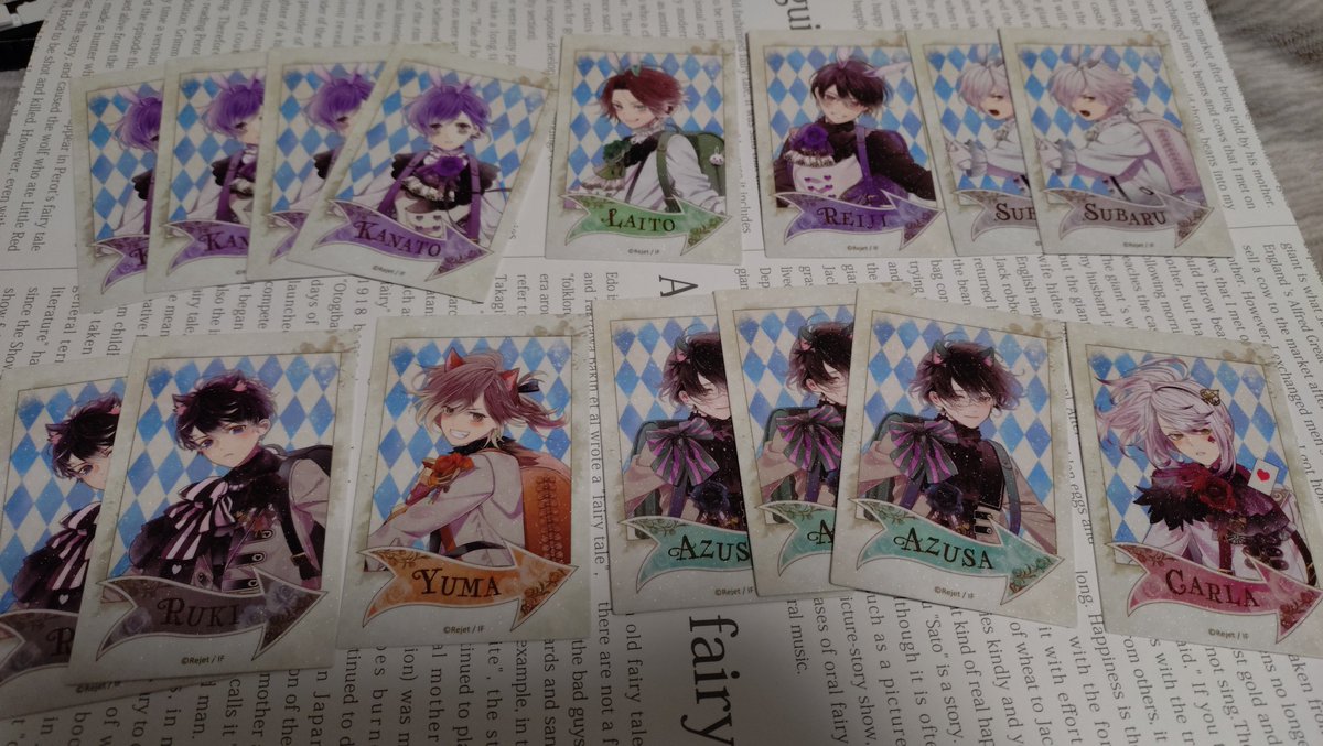 交換】DIABOLIK LOVERS ディアラバ Alice in Millennium Dream ポラカ