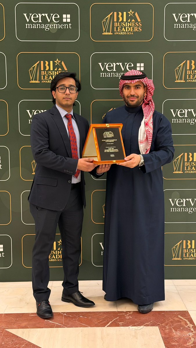 AnasAlhaqbani's tweet photo. جائزة أفضل 100 قائد أعمال في الشرق الاوسط عام 2026

Top 100 Business Leaders in the Middle East Award – 2026 https://t.co/prBY1Vrrqa