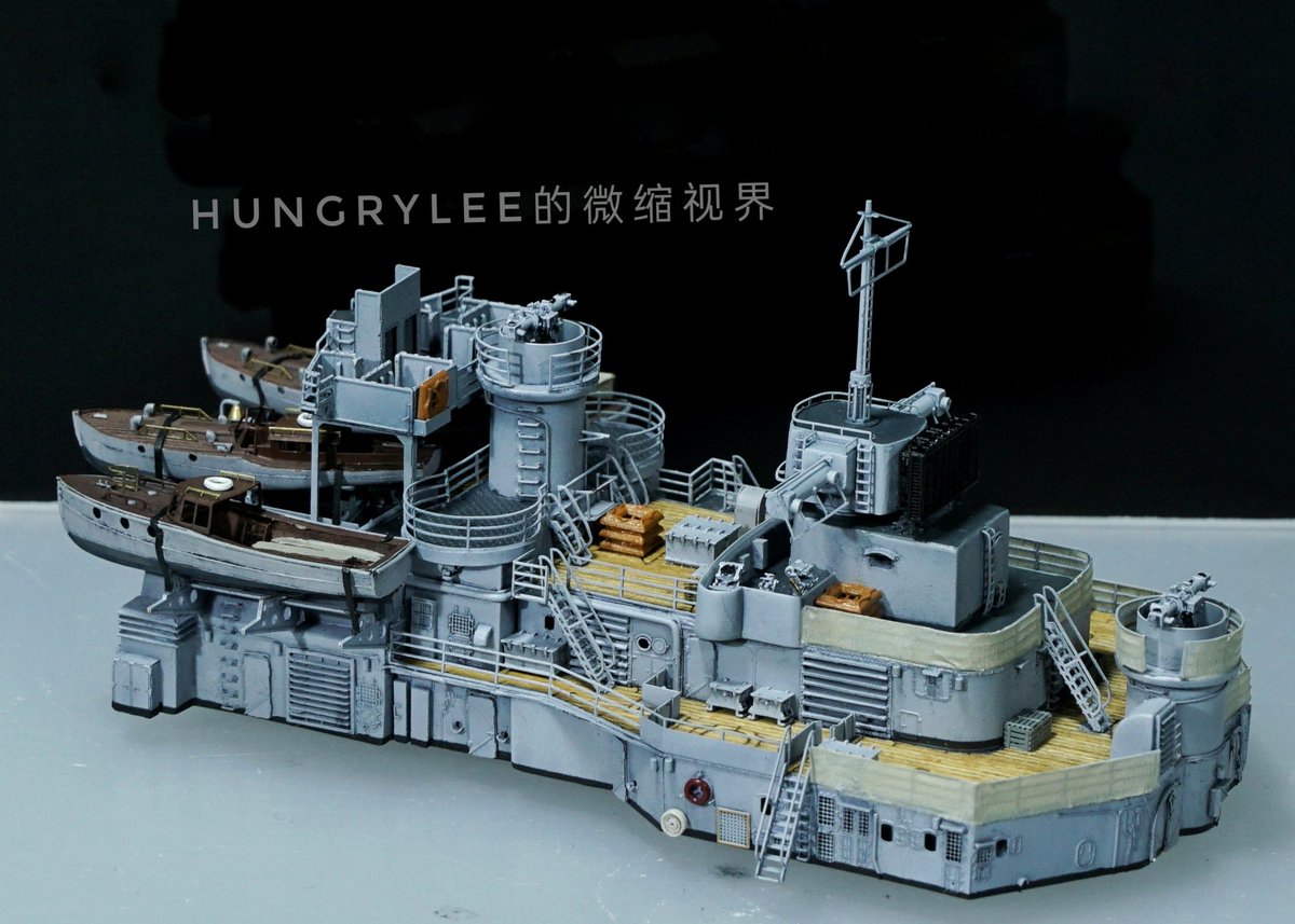 lee_hungry's tweet photo. The 1/350 Bismarck俾斯麦（Tamiya）which I made in 2018
#scalemodel #shipmodel  #Bismarck  #艦船模型 #模型製作  #模型 #戰列艦 https://t.co/DpjfamYEyE