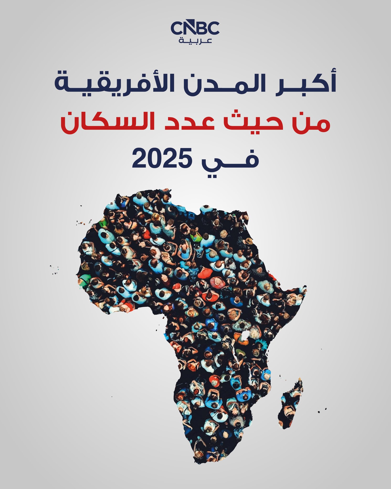 ما هي أكبر المدن الأفريقية من حيث عدد السكان في عام 2025؟ 