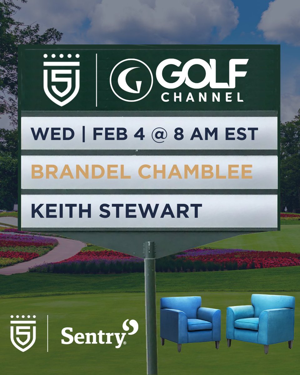 5ClubsGolf's tweet photo. Tomorrow morning on 5 Clubs ⛳️
🕗 8 AM EST
@chambleebrandel and @KJStewartpga join us for conversations on the state of the game, betting analysis, and where pro golf is headed next.
📺 @GolfChannel
📻 @SiriusXMPGATOUR
#5Clubs #BrandelChamblee #KeithStewart #GolfChannel https://t.co/0i1IZn0eZR