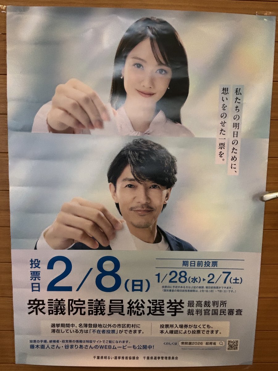 選挙のCM全く遭遇しないんだけど、いつやってるんだ？ ポスターは柏