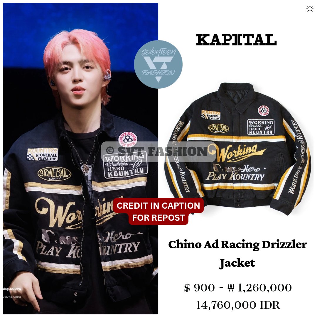 Scoups wore Kapital Jacket at CxM 1st Mini Album「HYPE VIBES」Fan
