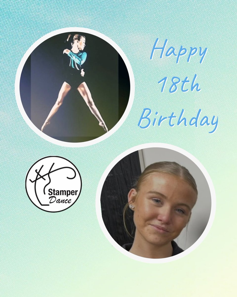StamperDance's tweet photo. Wishing one of my biggest girls who was once my smallest girl, a very happy 18th birthday!! 🥰

Happy birthday from everyone at Stamper dance ♥️ https://t.co/UcdTGq373h
