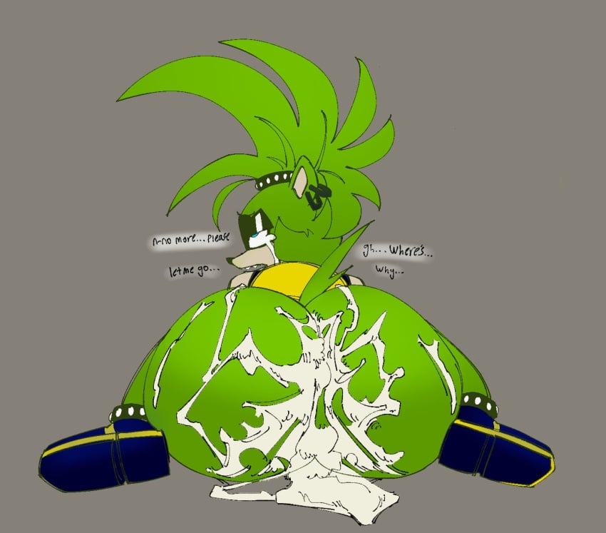 💚🦔:Mierda te corriste demasiado ~