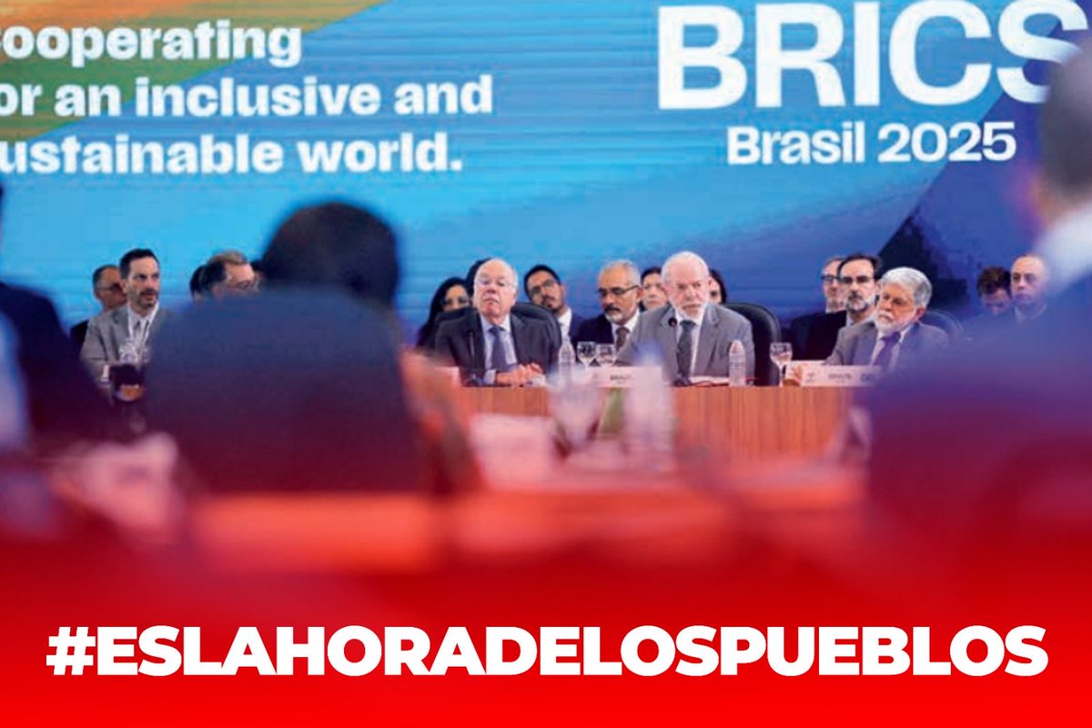 El futuro no se construye obedeciendo al imperio, sino defendiendo la soberanía, el trabajo y la organización popular.

 #EsLaHoraDeLosPueblos