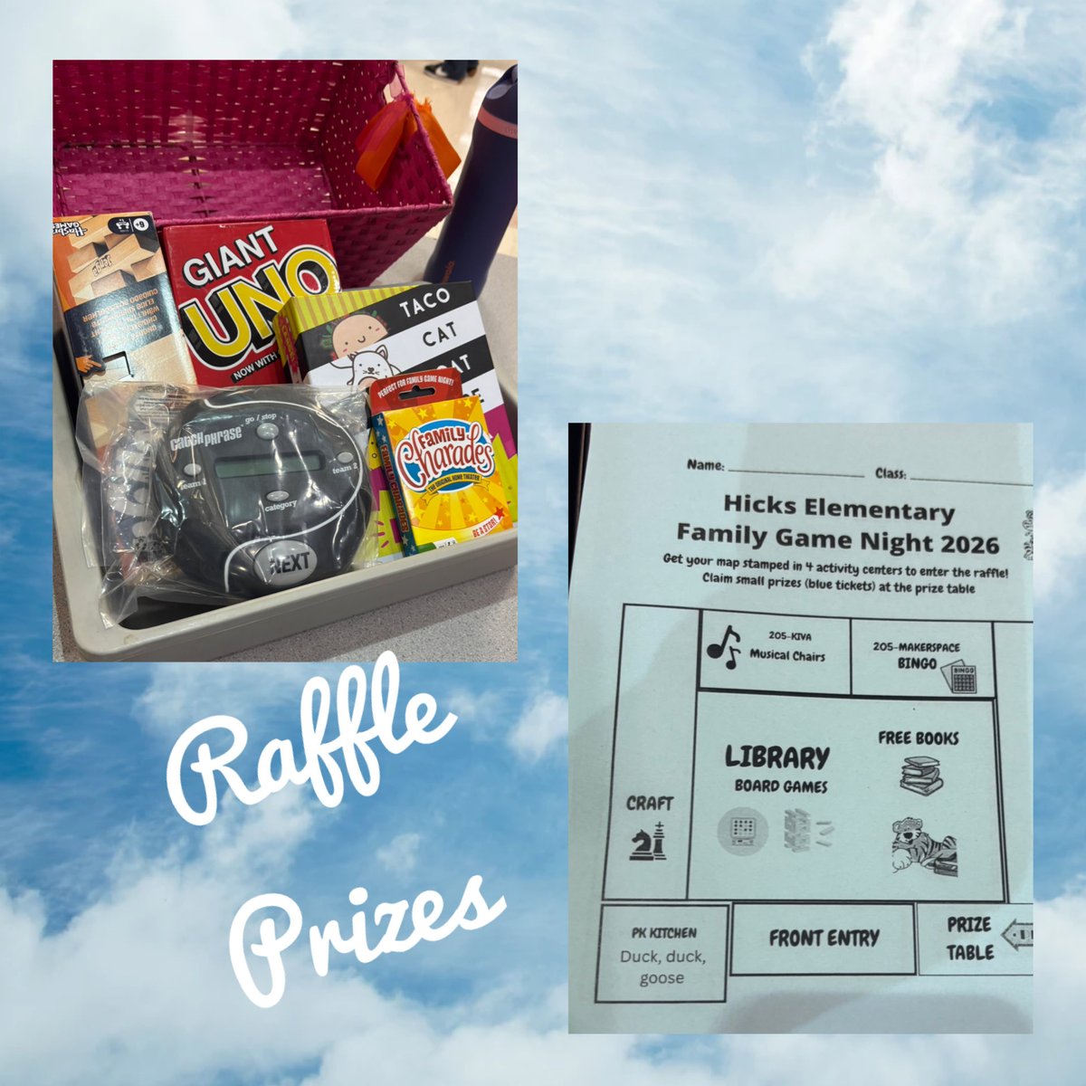 MatturroMEd's tweet photo. Family Game Night is under way!!!! What a great way to spend a Tuesday evening….come join us!! We are here until 6:30pm. Even win some fun board games to take home!!!! @HicksTigers #LibraryNight https://t.co/603XK1tW6i
