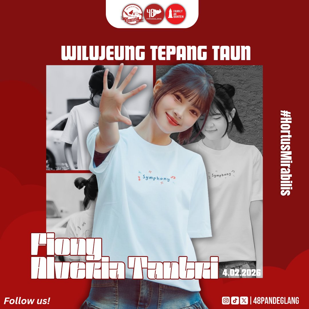 48Pandeglang's tweet photo. Wilujeng tepang taun @A_FionyJKT48 
Semoga panjang umur, sehat selalu, bahagia selalu, dan semua impianmu dapat tercapai. 
Terima kasih telah menghadirkan senyuman ditiap harinya.

Wish u all the best 💖
#HortusMirabilis 🌼 https://t.co/CY58HEZl8p