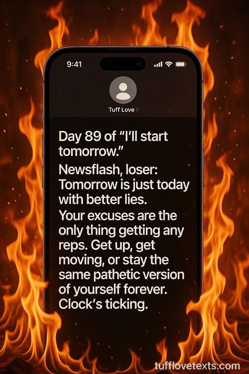 Tuff Love Texts tweet media