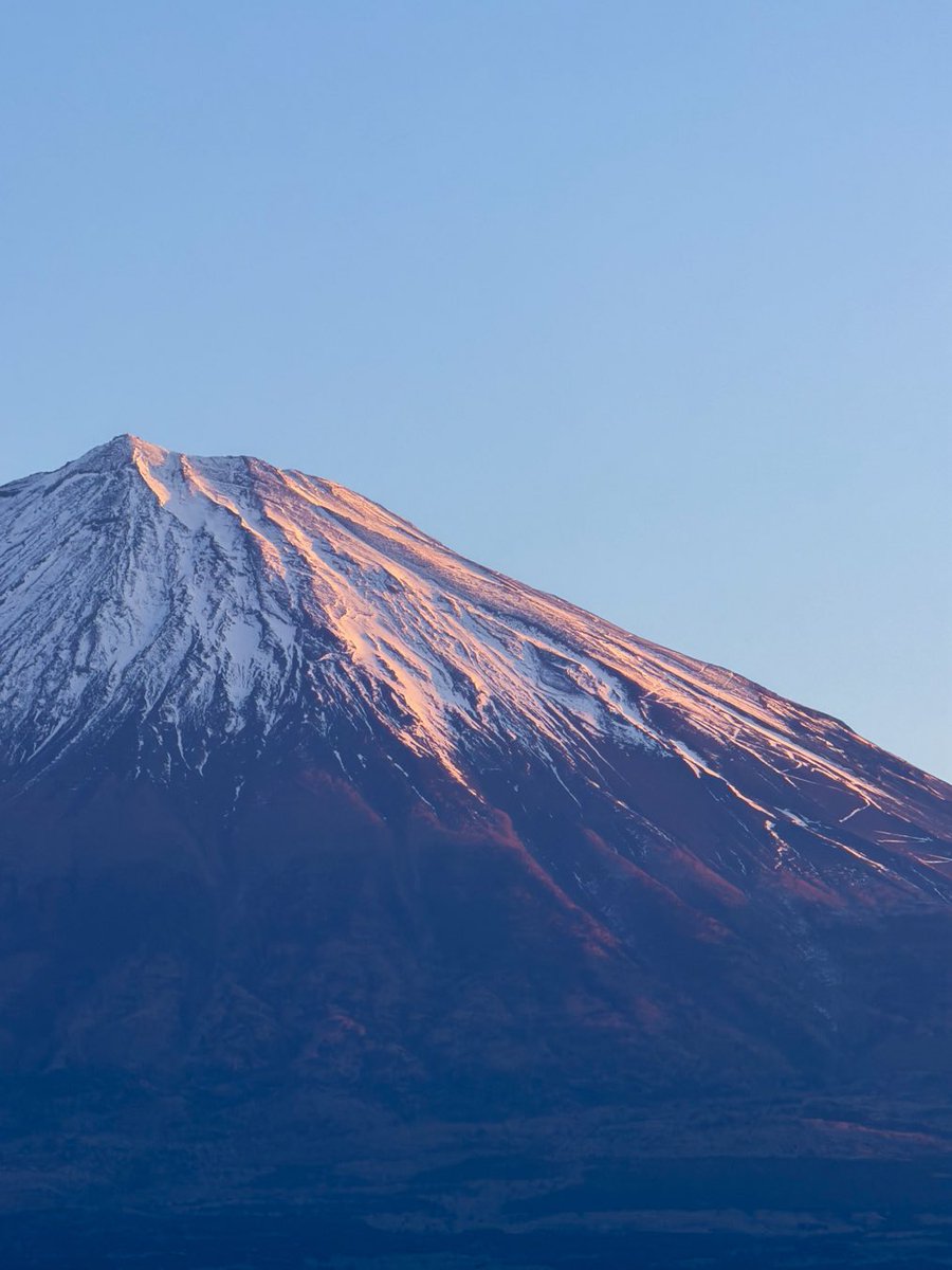 薄紅色の富士山 #紅富士