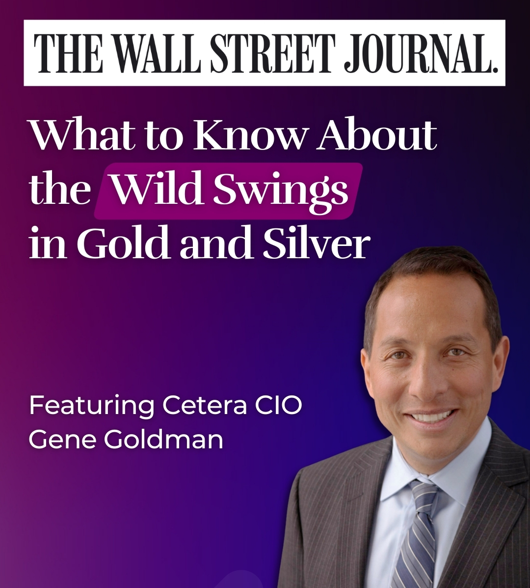 ceteraIM's tweet image. During a recent selloff of gold and silver, CIO @GeneGoldman shared with @WSJ how pressures – including margin calls – impacted prices of the precious metals. Read more in the WSJ here: on.wsj.com/4byc9Yz