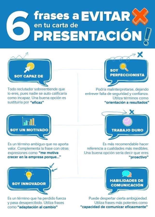 KarlaMawcinitt's tweet image. Cuando se busca un #trabajo se le dedica más tiempo al #currículum que a la carta de presentación y tiene tanta importancia como el #CV. Por eso se le debe de prestar mucha atención, ya que es el “pasaporte de entrada” en la #empresa en la que se pretende entrar. 

#empleo #RRHH