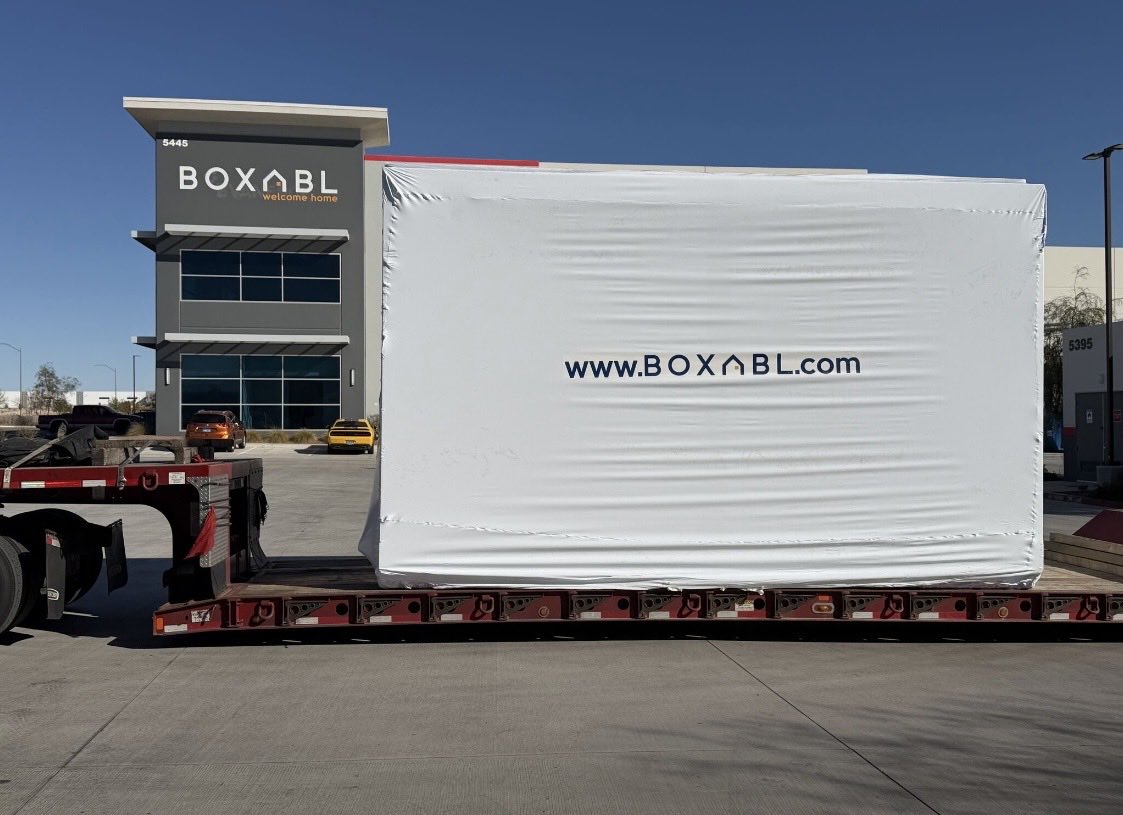 Another <a href="/BOXABL/">BOXABL</a> unit is gearing up for delivery to Los Altos, CA! 🚚🏡
No special permits required for transport, no need for escort vehicles or the other hassles that make shipping traditional homes so prohibitive.
Our patented foldable design keeps things simple, fast, and