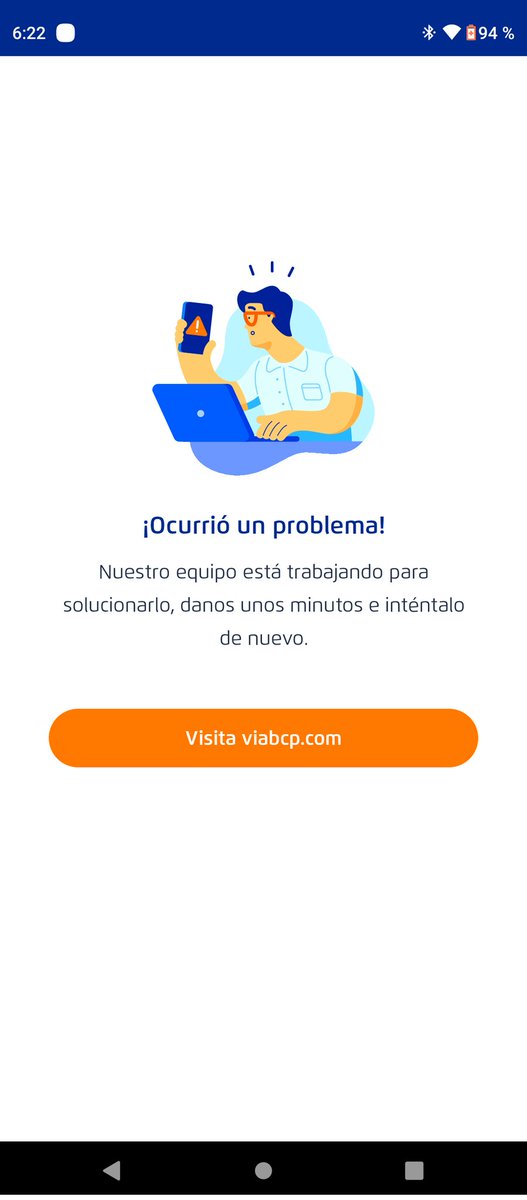 luisitomazna's tweet photo. @BCPComunica Hasta cuándo va seguir el problema del app no se puede hacer nada estoy desde la mañana intentando abrir el app y nada no funciona 😡 https://t.co/3ELyYJJdyJ