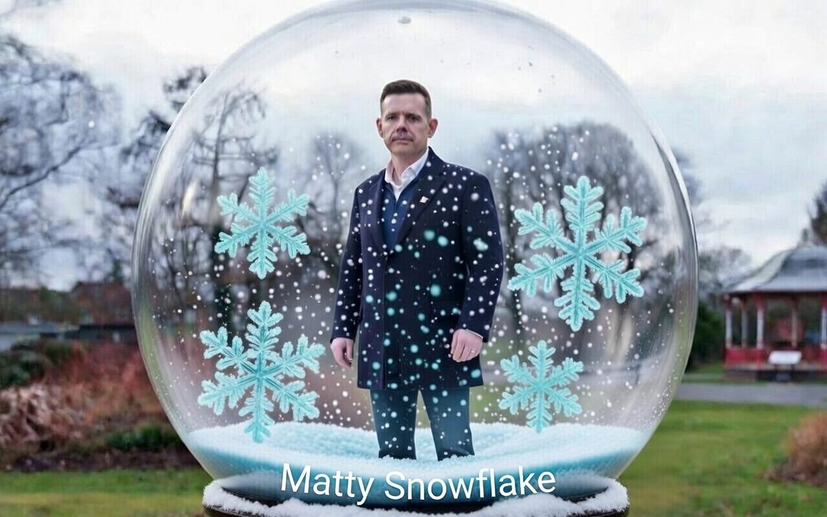jneill's tweet photo. @GoodwinMJ #MattySnowflake ↙️ ↘️ Legit Bananas https://t.co/pQjPSFqPim