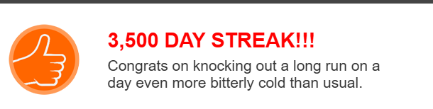 SkiRunLift's tweet image. Run Streak day 3500!! 

I made my Trophy. It turned out amazing. I am super impressed, TooT TooT!  🥳
Can you find the Sasquatches? 😁

 I'd like to thank myself for staying healthy and in shape.🏃🏼‍♀️💚🏋🏼‍♀️ 
Perfect Run day: Cool &amp;amp; refreshing!

#runner #runstreak #runningcommunity