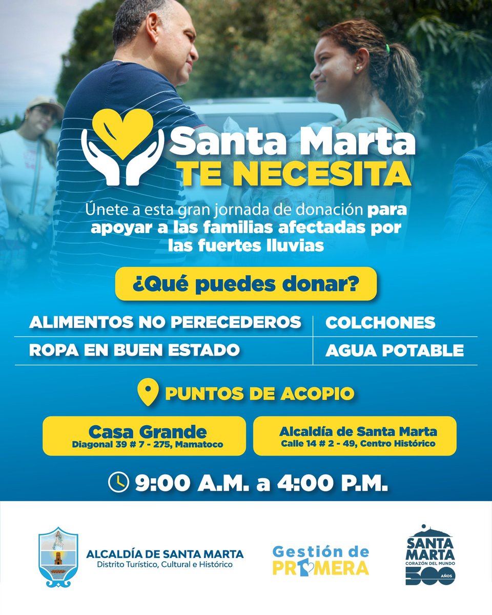 Alcaldía de Santa Marta tweet media