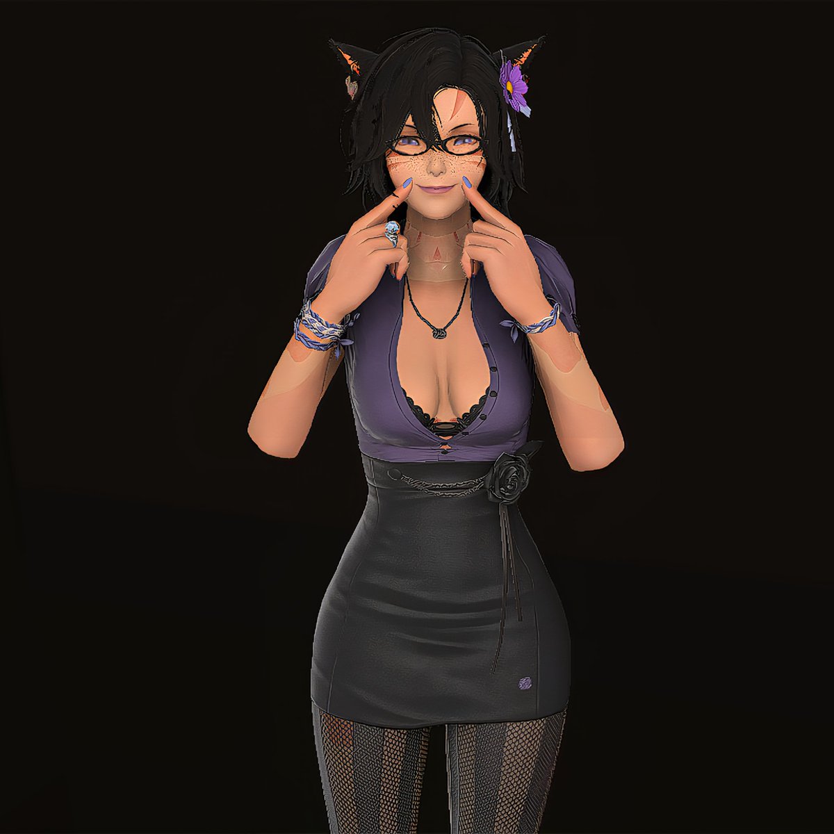 No Tummy Tuesday this evening, but instead, how about some Teacher Tuesday perhaps 💜

#GPOSERS #FFXIVScreenshot #FFXIVDiabolos #FFXIVCrystal #FFXIVMiqote #KAOS