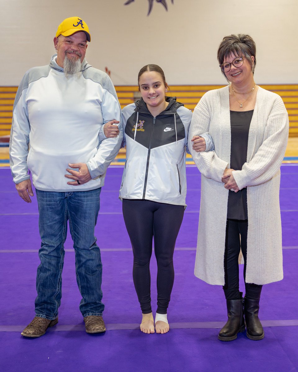 BowenArrowPhoto's tweet photo. Senior night for Angola Gymnastics. #APride https://t.co/NVXw7XnUMD
