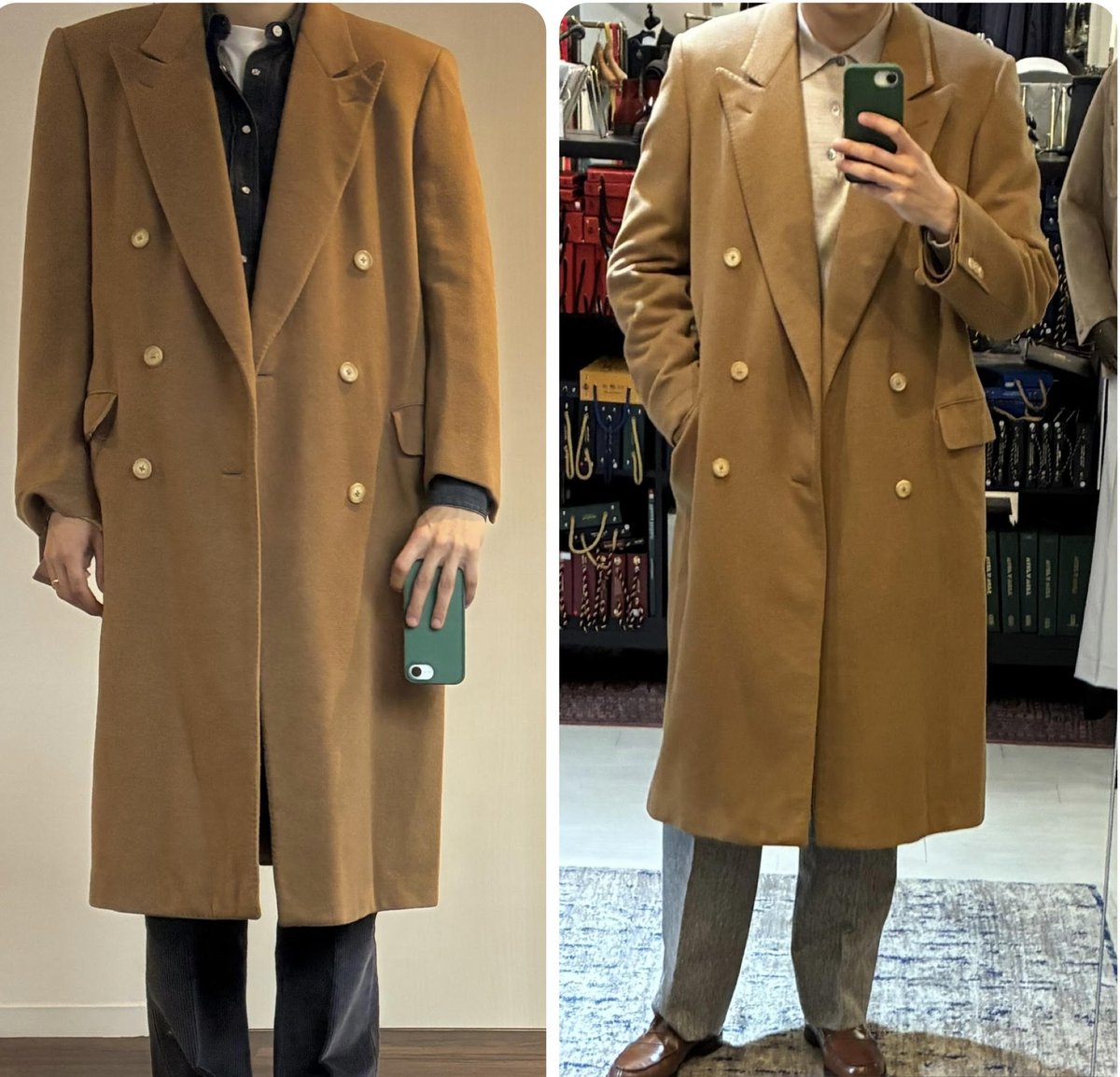 中古で買ったゼニアのカシミアコートを、サルトでお直しした結果です。

巨神兵状態だった肩回りが、特に良くなりました。

mr-linen.com/sarto-alterati…
