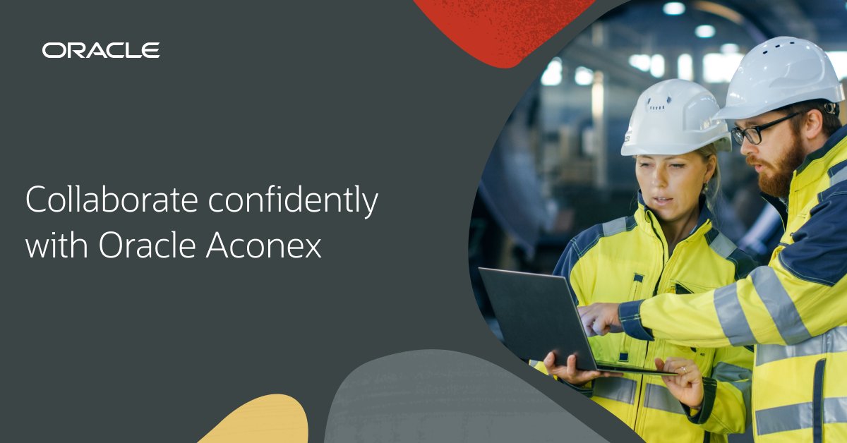 Oracle Aconex provides a level playing field for all project organisations, building trust, adoption and collaboration on the one system. Learn more: social.ora.cl/6015hHfMU