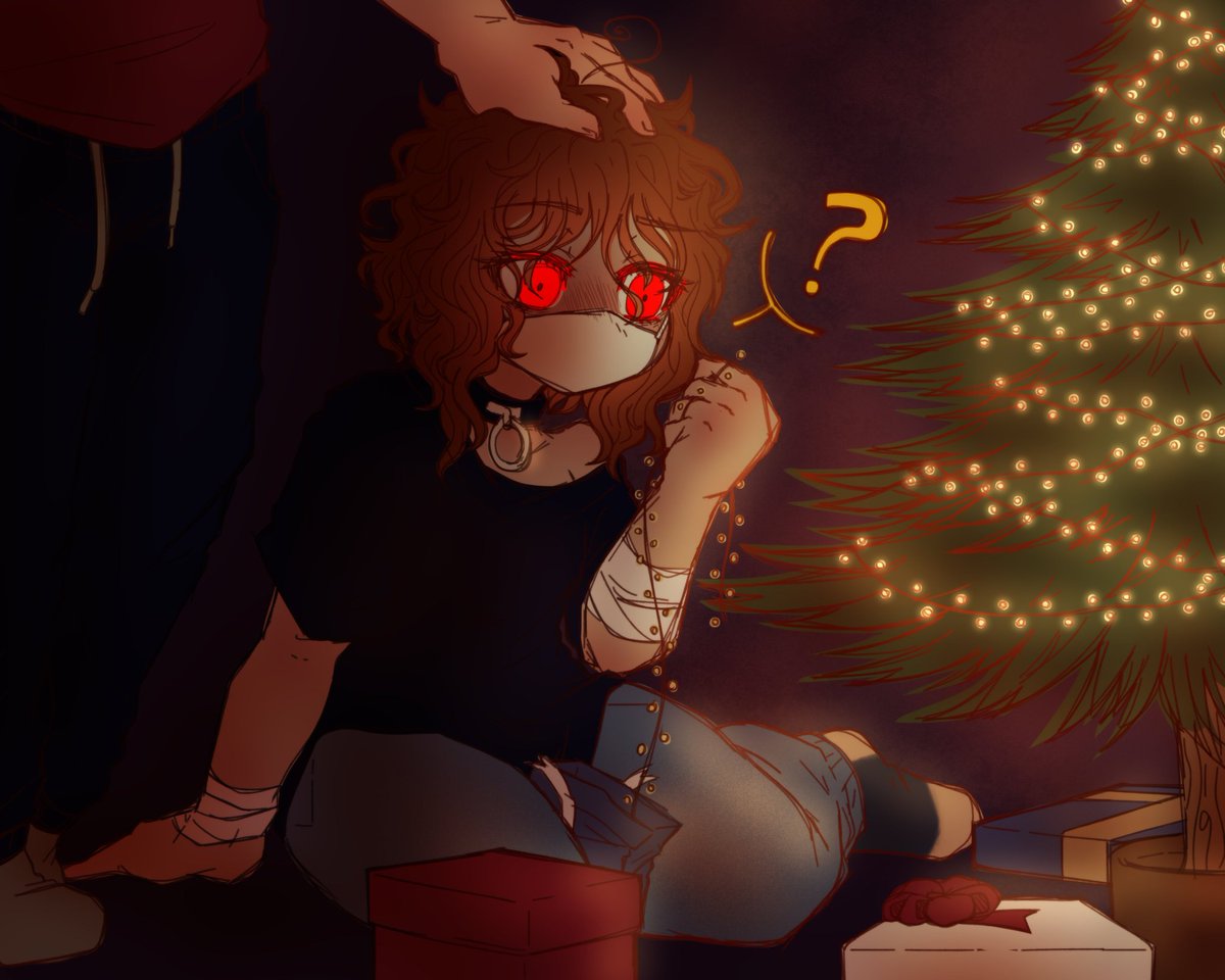 Lemon_PieKJ's tweet photo. (Super late christmas art ,,> .<,,'')
"Why are you giving me lights for christmas?"
"..." https://t.co/pcPqehgJ1z