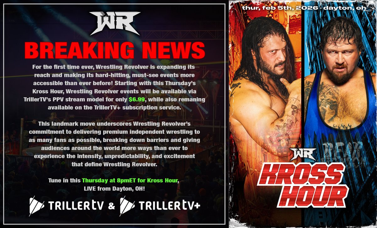 Wrestling REVOLVER tweet media