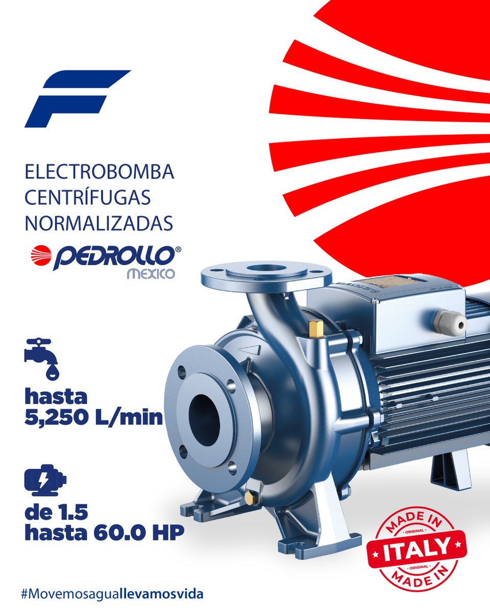PedrolloMx's tweet photo. Potencia y eficiencia para aplicaciones exigentes 💧⚙️
La electrobomba centrífuga F con motor IE3 ofrece rendimiento confiable y operación continua. https://t.co/7L2xr7oZl2