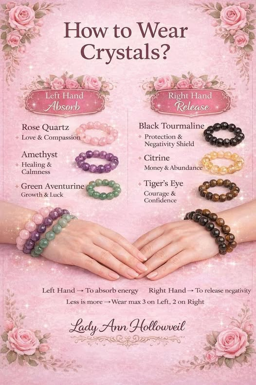 thewitchbrmclst's tweet photo. How to wear Crystals https://t.co/Rdz2Ay6V1F