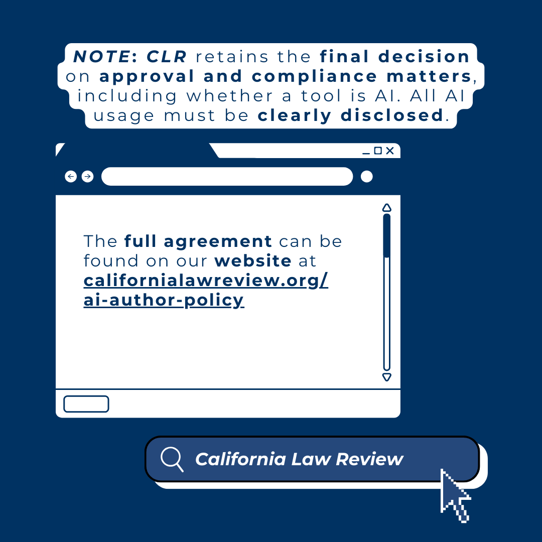 California Law Review tweet media