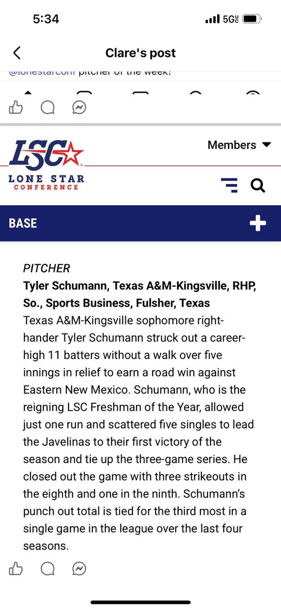 Gladiators Baseball Katy tweet media